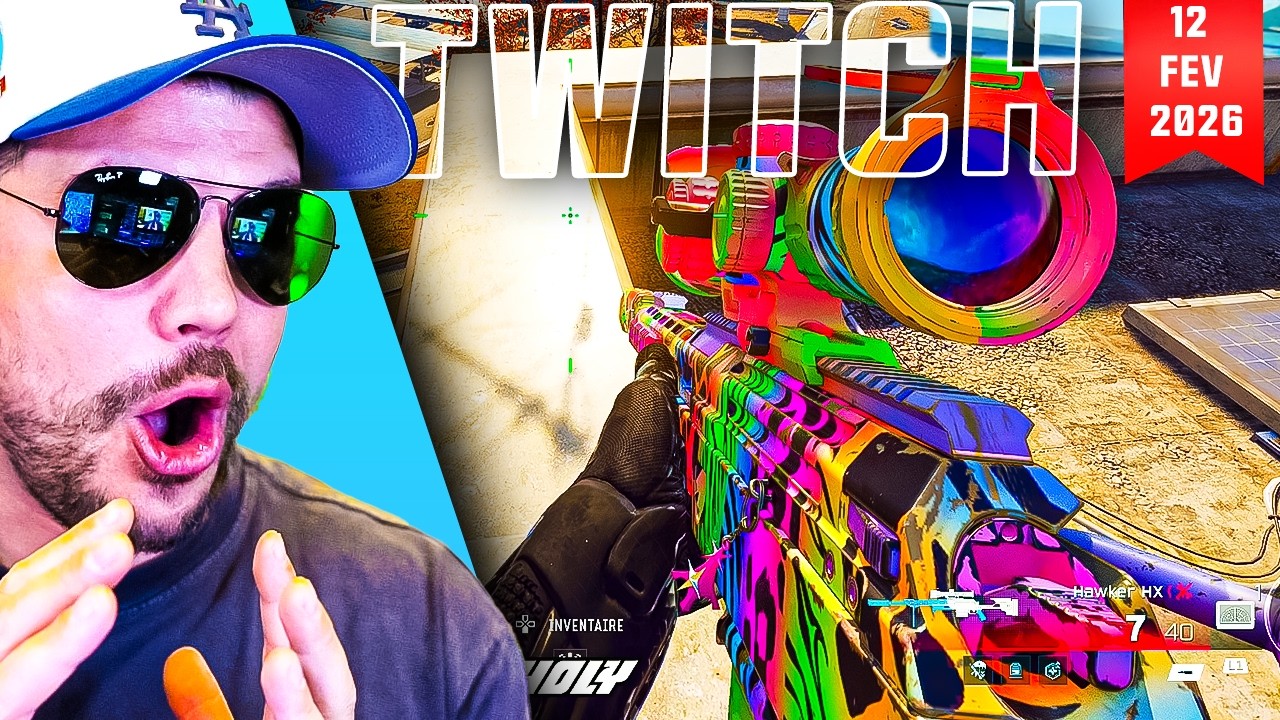 Avant le VOYAGE en FRANCE grosse session WARZONE !👑 · Rediff Live Twitch