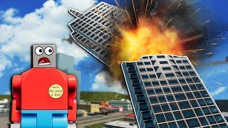 LEGO EMPIRE STATE BUILDING GETS DESTROYED! - Brick Rigs Gameplay - Lego Tower Survival