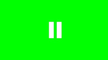 Play & Pause Button Animation (Green Screen) | Free Video Assets