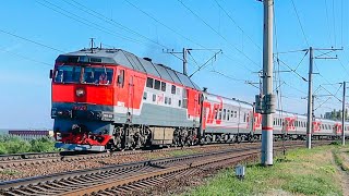 ТЭП70-0273 Фирменный поезд «Волгоград» 001Ж/002Ж Волгоград - Москва