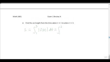 Multivariable Calculus Exam 1 Review Problems