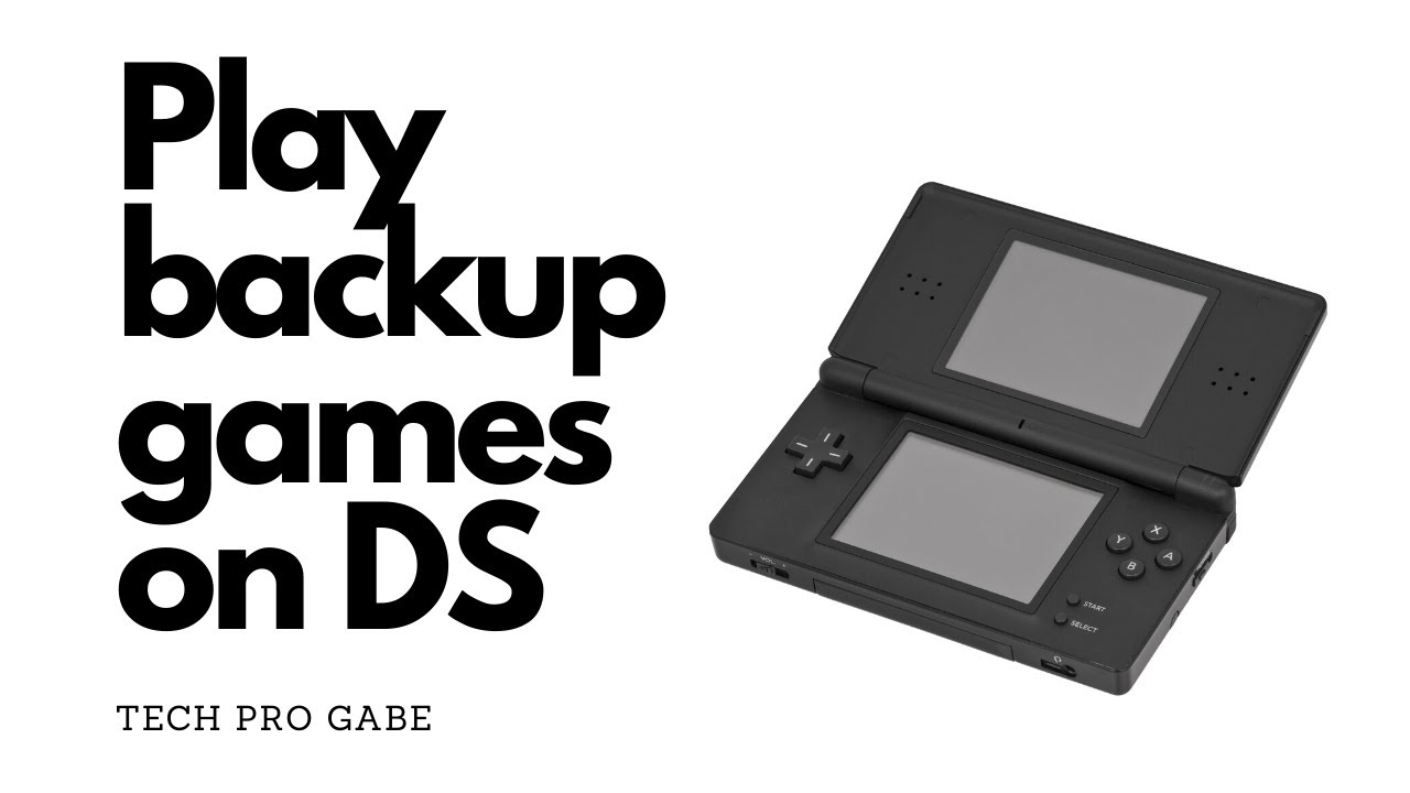 How To Play DS Games Off An SD Card - YouTube