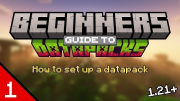 [1.21+] How to set up a datapack in 2 minutes (or less)