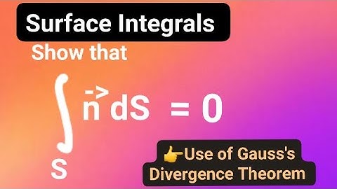 Gauss Divergence Theorem Examples| Evaluate Surface Integrals #surfaceintegral #vectorcalculus