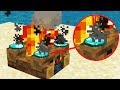 Cooking Diamonds on a Campfire (Minecraft 1.14 Snapshot)