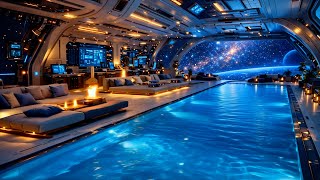 Ultimate Space Lounge Experience ✨ Sci-Fi Ambient Music | 4K Visual Relaxation