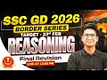 SSC GD Reasoning Class 2026 | SSC GD Reasoning Practice Set 2026 | GD Reasoning by Jitin Sir