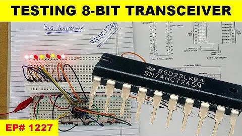 {1227} Testing Octal Bus Transceiver 74HCT245