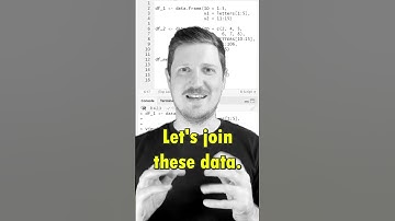 MERGE Two Data Sets in 55 SECONDS in R !!! #shorts #rstats #dataframe #programming #rstudio