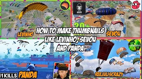 HOW TO MAKE THUMBNAILS LIKE LEVINHO*SEVOU*PANDA FROM MOBILE( VERY EASY TO MAKE)