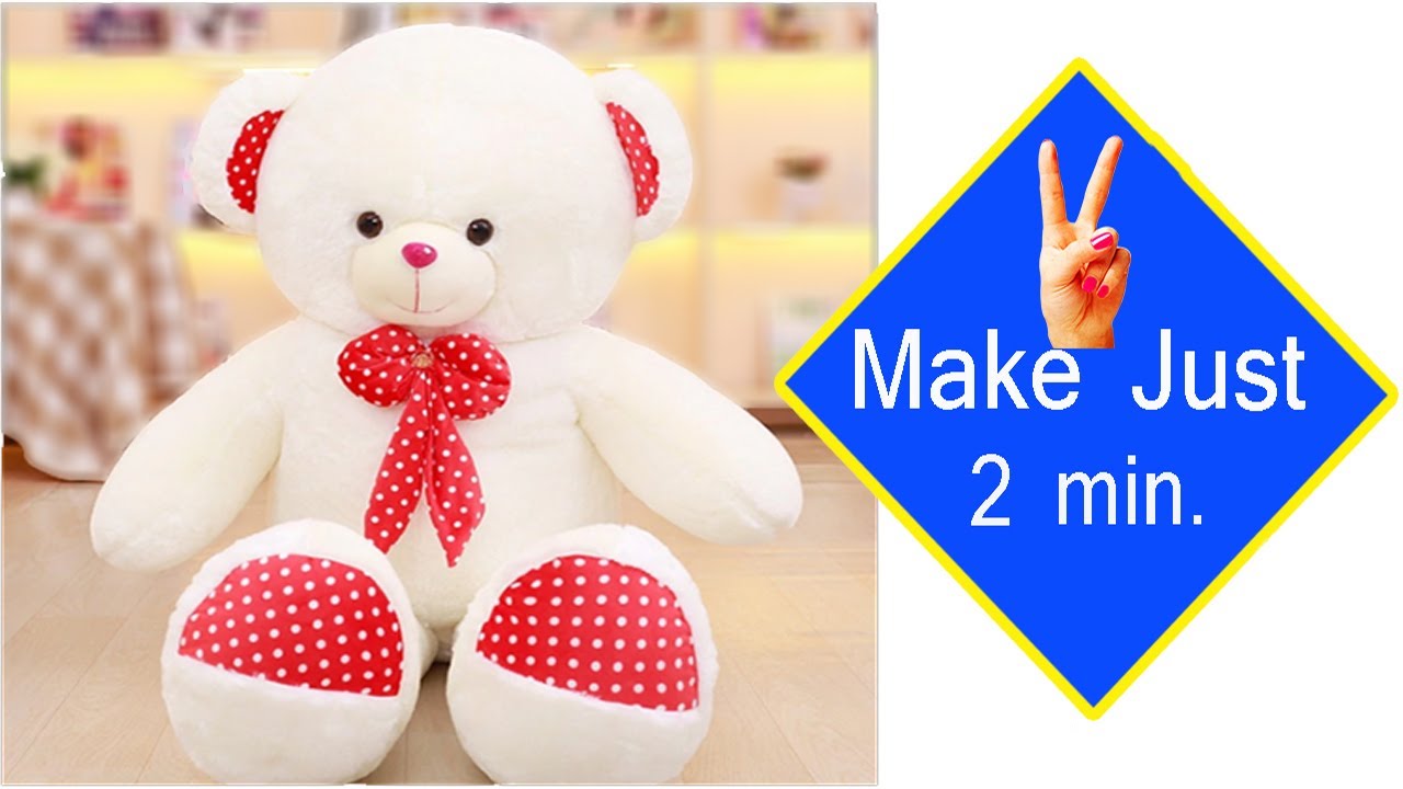 Handmade Toy Baby Bear, Teddy Bear Cloth Doll, Cotton Teddy Bears