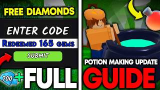 *ALL CODES* FULL GUIDE To The POTION MAKING HALLOWEEN UPDATE In 99 Nights in the Forest!
