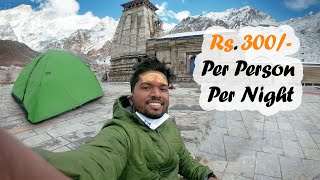 Winter Camping At Kedarnath Just In Rs. 300 | Kedarnath Yatra 2022