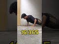 16/365 Pushups Challenge 💪🏻🔥 ll #gym #motivation #workoutchalleng #gymexercises