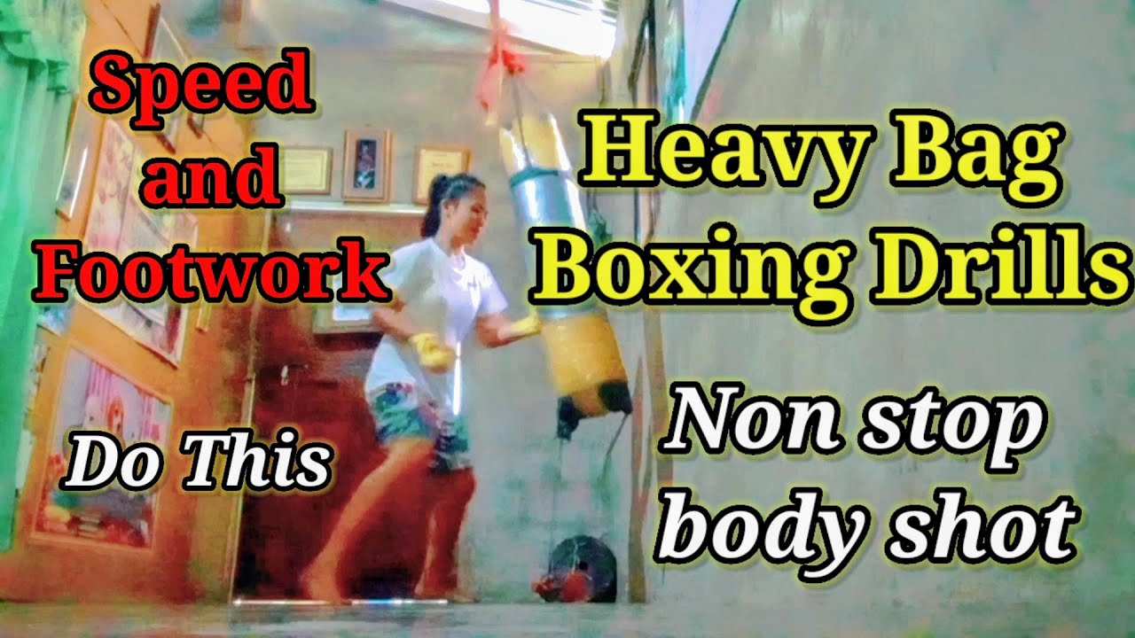 BoxingdrillsBoxing Heavy Bag Boxing Drills YouTube