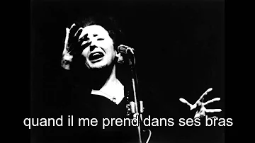Edith Piaf / La vie en rose (1946) *With lyrics*