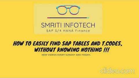 How to Easily Find SAP Tables and T.Codes Without Knowing Nothing