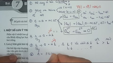 VẬT LÍ 12 - KẾT NỐI TRI THỨC | BÀI 7  BÀI TẬP VẬT LÍ NHIỆT