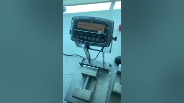 ajuste de peso balanza strom 190