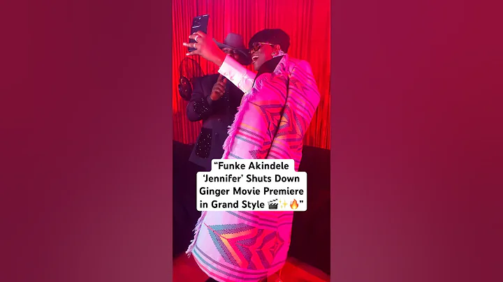 “Funke Akindele ‘Jennifer’ Shuts Down Ginger Movie Premiere in Grand Style 🎬✨🔥”