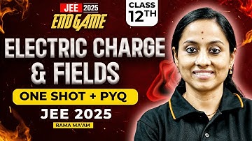 Electric Charge & Fields Class 12 One Shot in Telugu | EAPCET JEE Physics | EAPCET JEE 2025