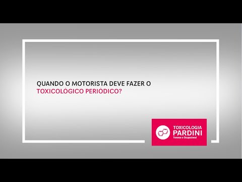 Quando o motorista deve fazer o toxicológico periódico?