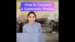 How to conduct a systematic review (explained in Arabic) طريقة عمل مراجعه بحثية منهجية خطوة بخطوة..