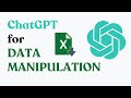 How to Use ChatGPT as Excel Substitute