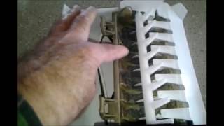 TESTING (w/Power Off) & REPLACING A WHIRLPOOL ICE MAKER ASSEMBLY PART 1  P/N 2.