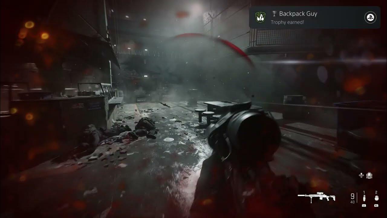 Call of Duty Modern Warfare II BackPack Guy Trophy & Achievement