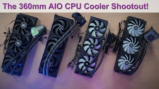 The 360mm Liquid CPU Cooler Shootout: Arctic vs. Corsair, Deepcool & SilverStone  Which is Best?!?