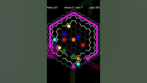 How To Solve Flow Free Hexes Courtyard Spin Level 75 11x11 Board Walk Through Solution Walkthrough