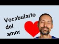 El vocabulario del amor