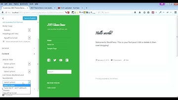 How to add Google Web Fonts in Twenty Fifteen WordPress Theme