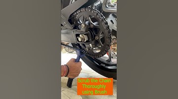 How to Clean and Lube Motorcycle Chain | Bike Chain | Bajaj Dominar 400 | 2023 | Motul C1 And C2