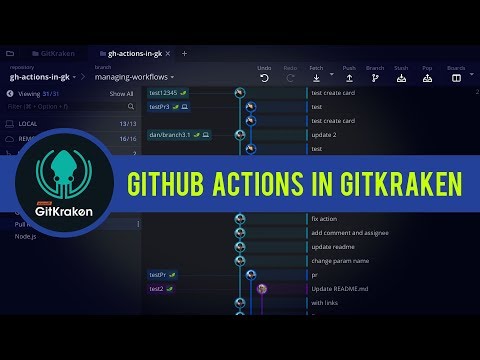 How to use GitHub Actions in GitKraken