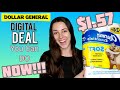 Dollar General Couponing - P&G All Digital Deal - How to get a $5/$5.01