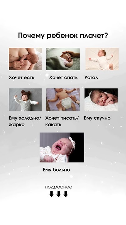 Почему малыш плачет? Причины плача #беременность #роды #новорожденный ...