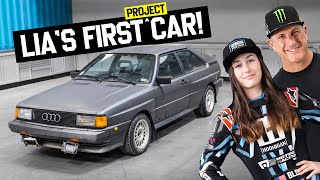 Lia Block's FIRST (PROJECT) CAR! ’80s Audi UrQuattro