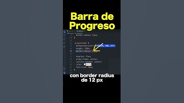 Barra de progreso super facil en HTML y CSS #shorts