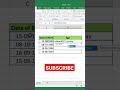 how to enter age in excel #msexceltrick #msexcel #enterage