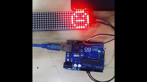 LED Matrix With Arduino |Arduino Project | Electronic |