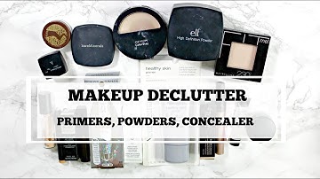 Makeup Declutter | Powders, Primers and Concealer