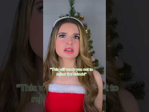 The Grinch gets rejected by Santa’s daughter and tries to throw something at her but… #funny