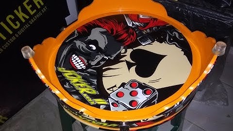sticker decal sangkar tebok lovebird  joker concept