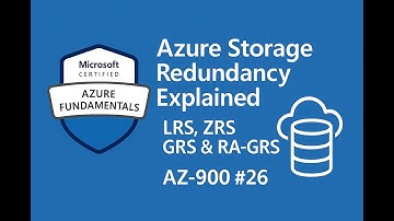 Azure Storage Redundancy Explained | LRS, ZRS, GRS & RA-GRS | AZ-900 #26