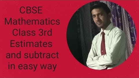 CBSE Mathematics class 3 chapter 3 Subtraction exercise 3.5 Question number 1,2&3