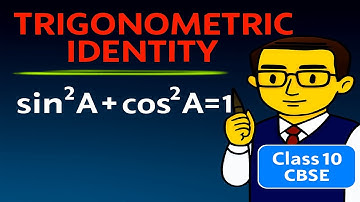 📐 Trigonometric Identity Simplified! | sin²A + cos²A = 1 | Learn with Proof & Examples