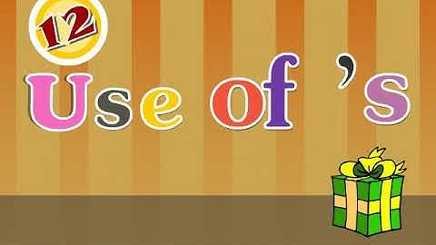 Std 2 grammar Ch 12 uses of 