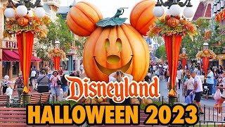 Disneyland Halloween 2023 - Walkthrough, Snacks, Merch \& Haunted Mansion Holiday [4K POV]